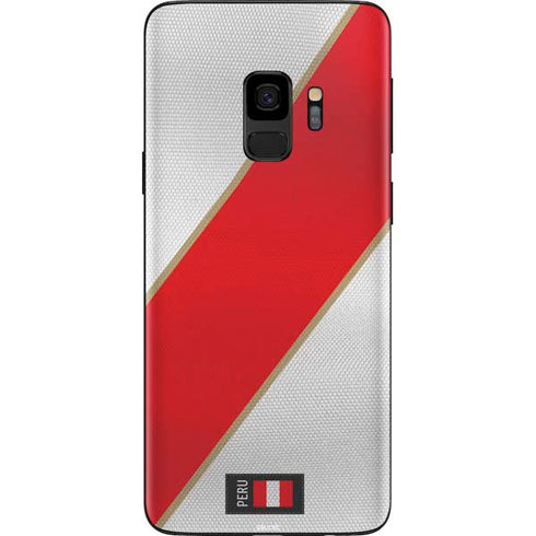 Peru Soccer Flag Galaxy S9 Skin
